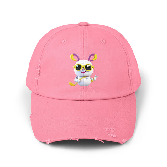 🧢 Unisex Distressed Cap – Snow Bunny Exclusive ❄️