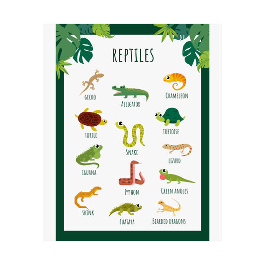 KIDS REPTILE POSTER! ✨🎨