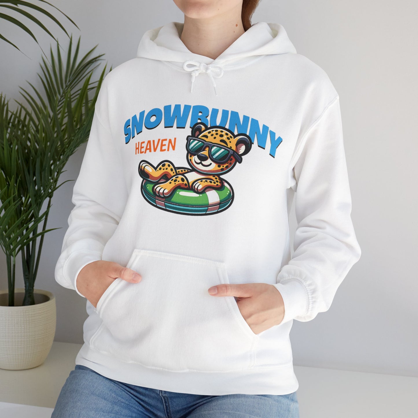 ❄️ SnowBunny Unisex CozyBlend™ Hooded Sweatshirt 🐰🌨️